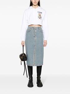 Moschino Hoodie met teddybeerprint - Wit