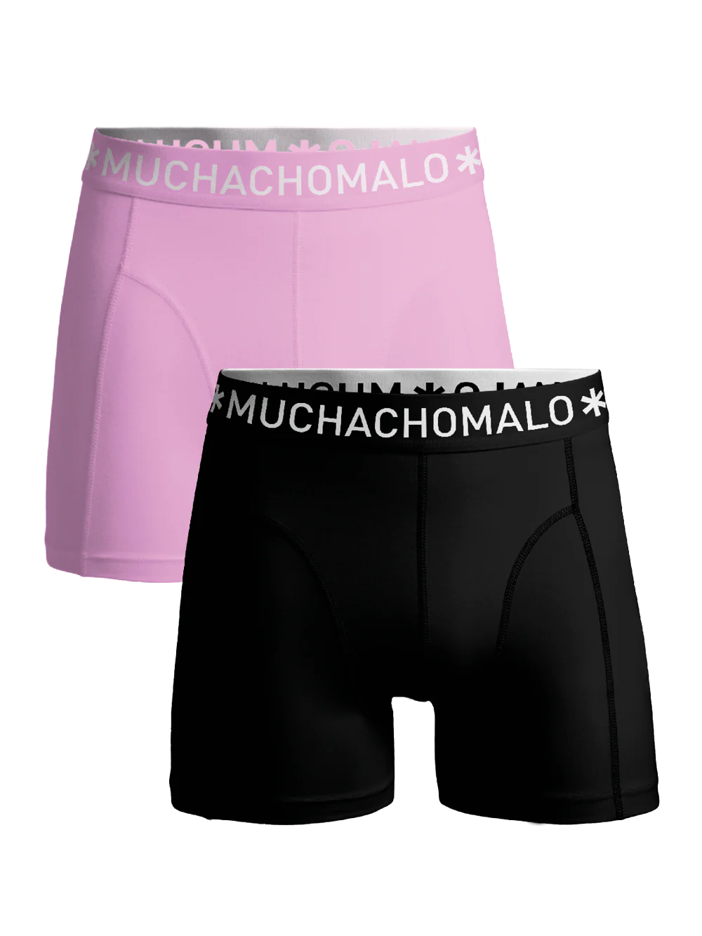 Muchachomalo Jongens 2-pack boxershorts effen