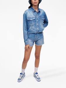 karllagerfeldjeans Karl Lagerfeld Jeans Shorts verfraaid met pailletten - Blauw