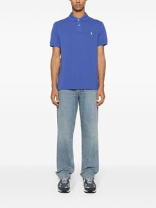 Polo Ralph Lauren Piqué poloshirt met geborduurd logo - Blauw