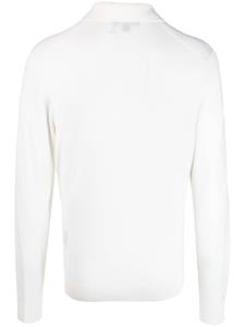 Sease Poloshirt van merino wol - Wit