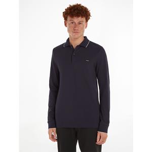 Calvin Klein Poloshirt "STRETCH PIQUE TIPPING LS POLO"