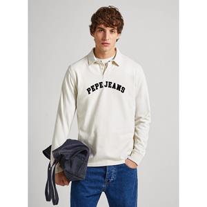 Pepe jeans Rugby polo met lange mouwen en logo