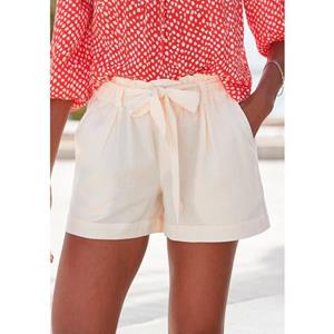 LASCANA Shorts, (mit Bindegürtel)