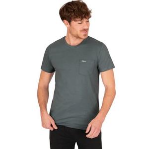 Trigema T-shirt  T-shirt van biokatoen met borstzak