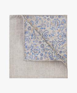 Profuomo Beige dubbel print pochet Heren