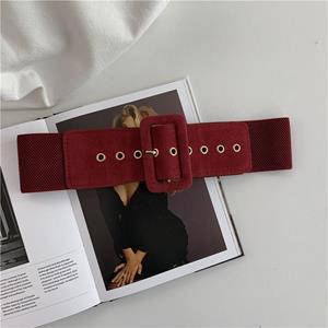 COOLERFIRE FASHION Vrouwen elastische riem mode hoge kwaliteit korset tailleband luxe merk witte stretch broek riemen brede riemen voor vrouw DT076