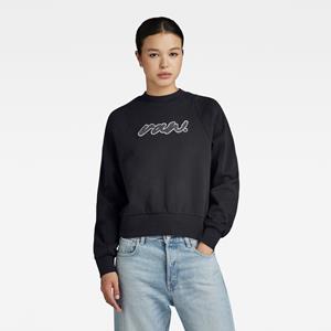 G-Star RAW Cornely RAW Dot Raglan Sweater - Zwart - Dames