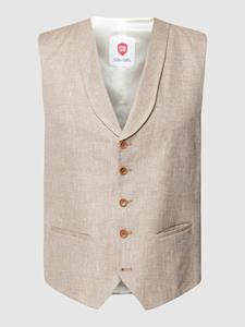 CG - Club of Gents Gilet met all-over motief, model 'Paddy'
