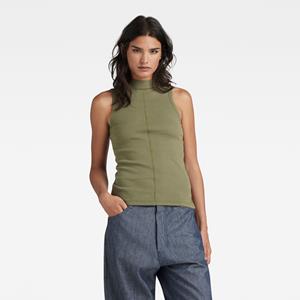 G-Star RAW Open Back Mock Slim Top - Groen - Dames