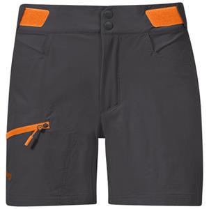 Bergans of Norway Cecilie Mtn Softshell Shorts - Solid Dark Grey/Cloudberry Yellow