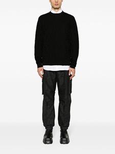 Versace Trui met barokpatroon - Zwart