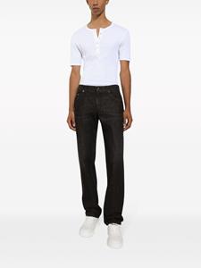 dolce&gabbana Dolce & Gabbana Jeans met logopatch - Zwart