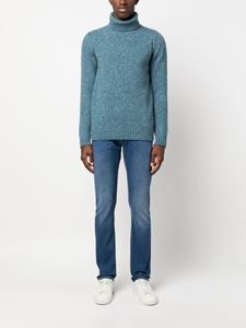 Moorer Jeans met toelopende pijpen - Blauw