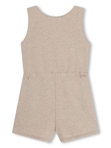 chloékids Chloé Kids Romper van biologisch katoen met geborduurd logo - Beige