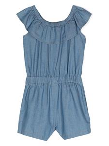moschinokids Moschino Kids Romper met geborduurde teddybeer - Blauw