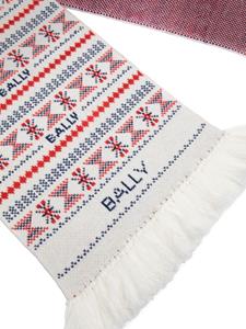 Bally Wollen sjaal met GG-jacquard - Beige