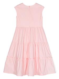 moschinokids Moschino Kids Jurk met borduurwerk - Roze