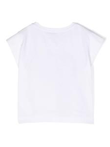 chiaraferragnikids Chiara Ferragni Kids T-shirt met beerprint - Wit