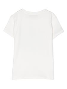 aignerkids Aigner Kids T-shirt met logoprint - Beige