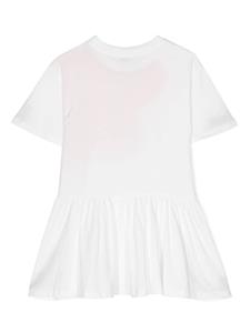 kenzokids Kenzo Kids Katoenen jurk - Wit