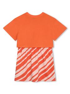 kenzokids Kenzo Kids Gelaagde jurk - Oranje