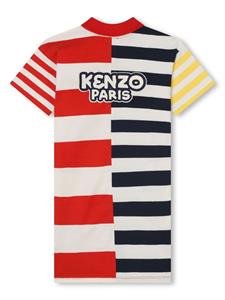 Kenzo Kids Gestreepte jurk van biologisch katoen - Oranje