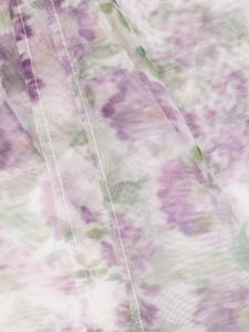 Philosophy Di Lorenzo Serafini Tulen sjaal met bloemenprint - Paars