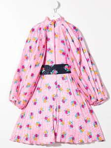msgmkids MSGM Kids Midi-jurk met bloemenprint - Roze