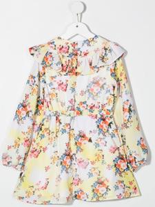 msgmkids MSGM Kids Jurk met bloemenprint - Geel