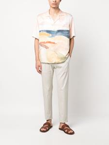 Moorer Anton-WE broek met trekkoord - Beige