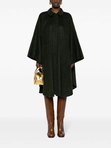a.n.g.e.l.o.vintagecult A.N.G.E.L.O. Vintage Cult 1970s wollen jas met cape - Groen