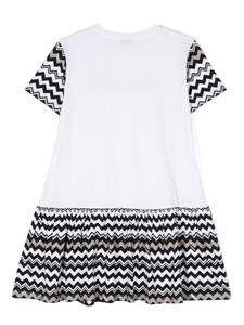 missonikids Missoni Kids Jurk met zigzagprint - Zwart