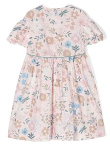 ilgufo Il Gufo Katoenen jurk met bloemenprint - Roze