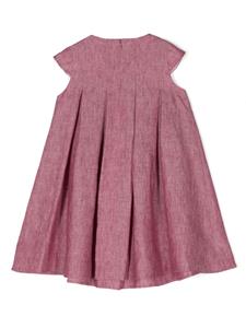 ilgufo Il Gufo Geplooide mini-jurk - Paars