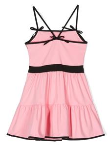 msgmkids MSGM Kids Jurk met geborduurd logo - Roze