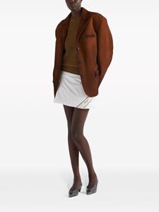 Prada Suède blazer - Bruin