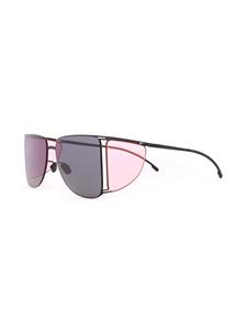 Mykita Zonnebril met oversized montuur - Zwart