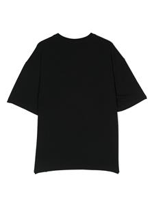 elisabettafranchilamiabambina Elisabetta Franchi La Mia Bambina T-shirt met logo-applicatie - Zwart