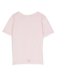 givenchykids Givenchy Kids T-shirt met logoprint - Roze