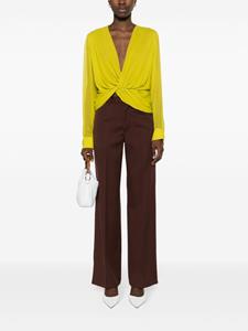 christopheresber Christopher Esber Springs zijden blouse - Groen