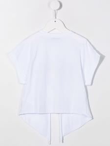 msgmkids MSGM Kids T-shirt met logoprint - Wit