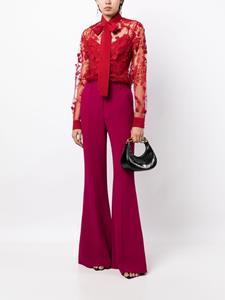 eliesaab Elie Saab Flared broek - Paars