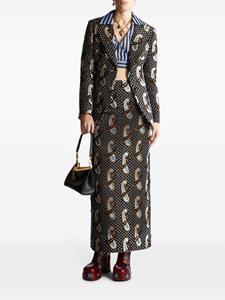 ETRO Rok met paisley-print - Bruin