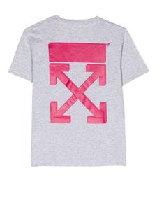 off-whitekids Off-White Kids T-shirt met pijlprint - Grijs