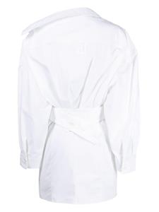 Jacquemus La Mini Robe Chemise blousejurk - Wit