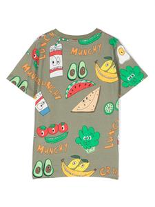 stellamccartneykids Stella McCartney Kids Katoenen T-shirt - Groen