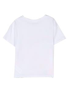 Billieblush Katoenen T-shirt met logoprint - Wit