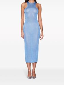 fleurdumal Fleur Du Mal Lustre racer midi-jurk - Blauw