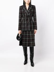eliesaab Elie Saab Geruite rok - Zwart